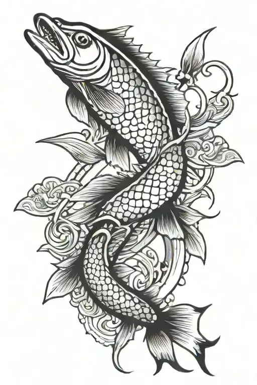 Traditional Fishing Symbols