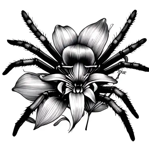 Tattoo Art Of The Song Today Was Your Last Day By Nickleback With Spider Lillys