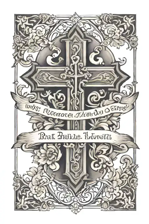 Bible Verse With Cross