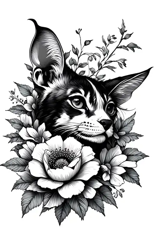 Floral School With Animals Hidden Within