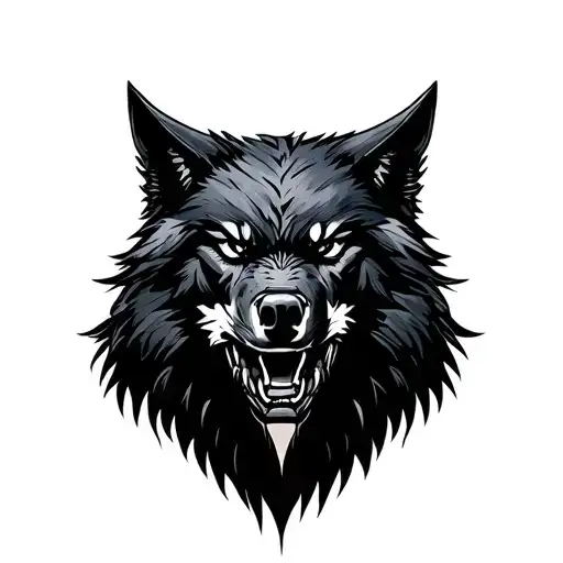 Raven And Warwolf Face