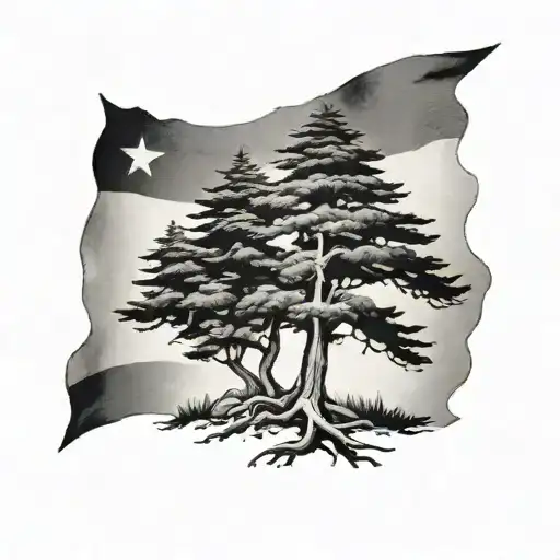 Lebanese Flag Cedar Tree