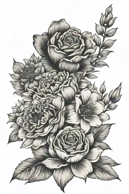 Birth Flower Bouquet