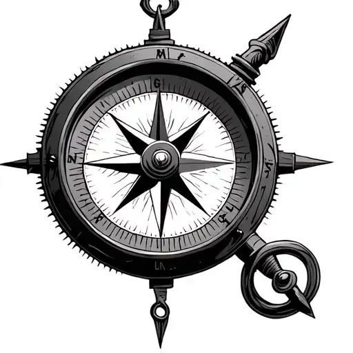Compass With Cross