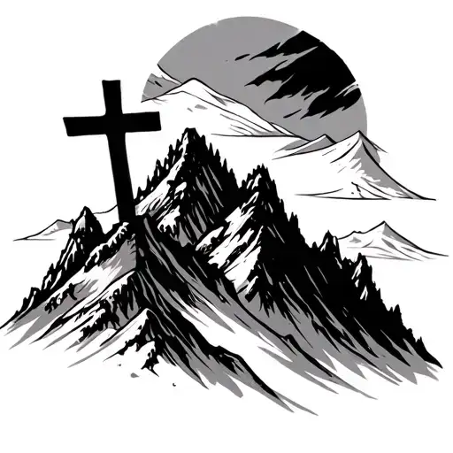 Cross On A Mountain