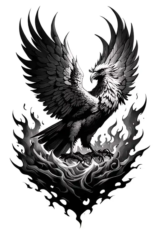 Phoenix Rising From The Ashes