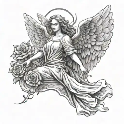 Angel Of Tranquillity Tattoo