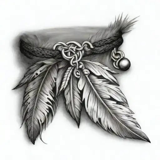 Feather Dogpaw Child Anklet