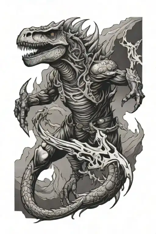 Dinosaur Deathslinger Death Demon