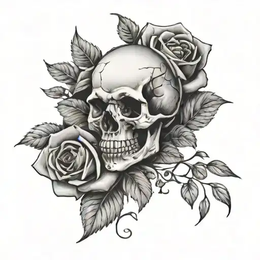 Skull Roses
