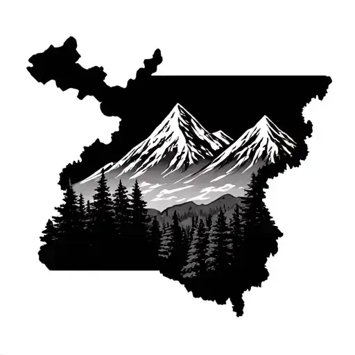 West Virginia Mountain Scene