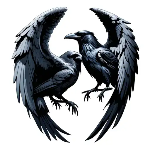 Angel And Raven Separately