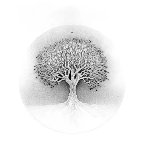 Mother Baby Tree Life Love