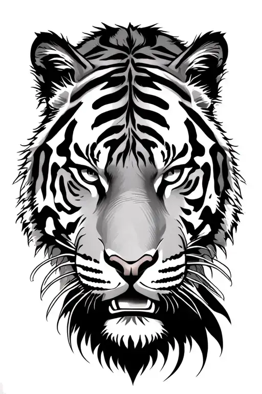 Tiger And Gladiator On The Forearm