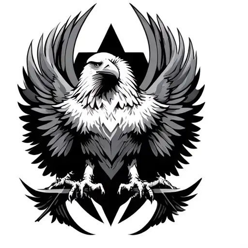 Eagle Sirve The Assassins Creed Logo Bellow