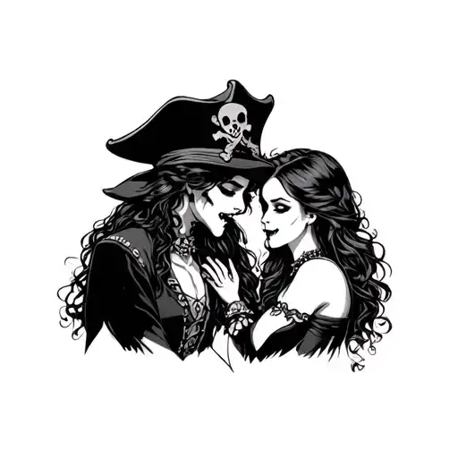 Pirate And Vampire Girl Bites