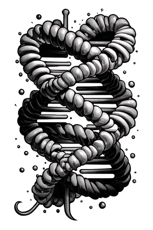 Laminin With Dna Helix