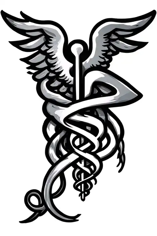 Veterinary Caduceus Symbol
