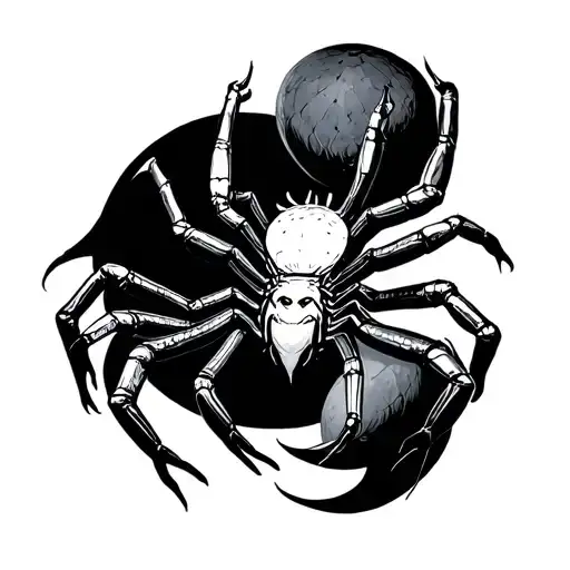 4 Items Morphing Into Spider