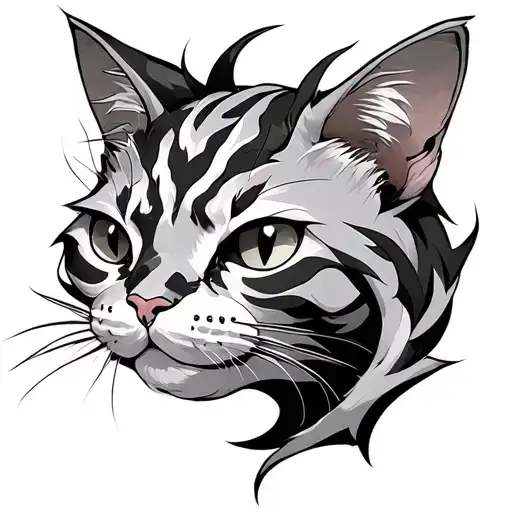 Chimera Cat With Nine Tails