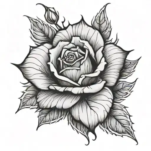 Rose With Thorns