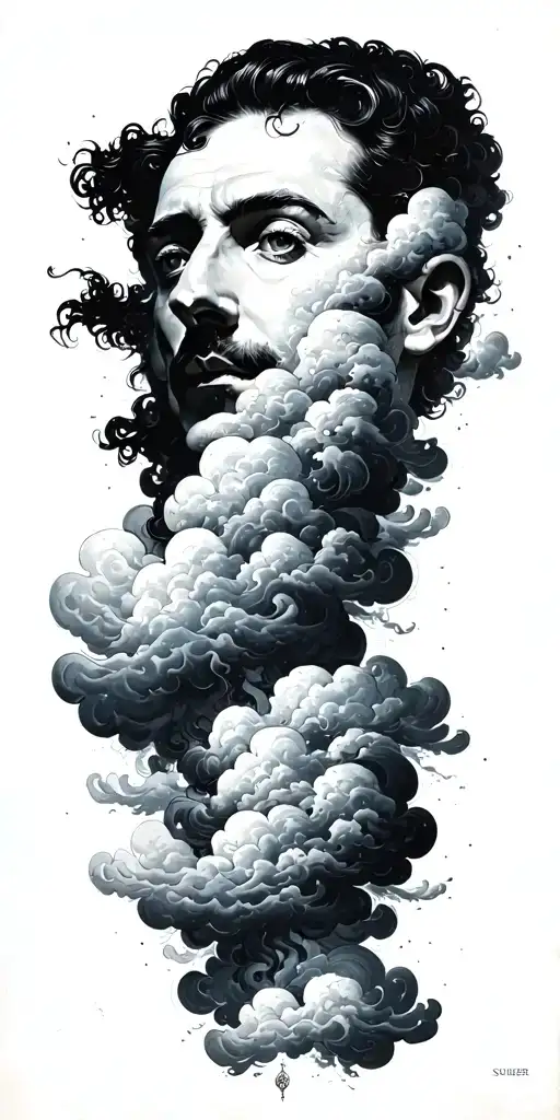 Salvador Dali Put Clouds