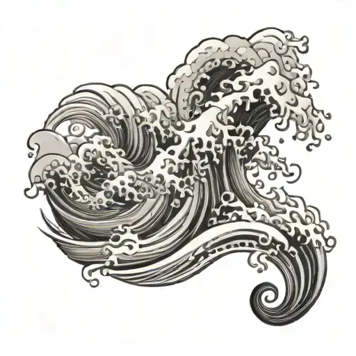 Ocean Waves Crashing In The Background