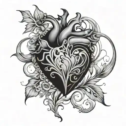 A Black Heart And A Feeling To Touch It Done