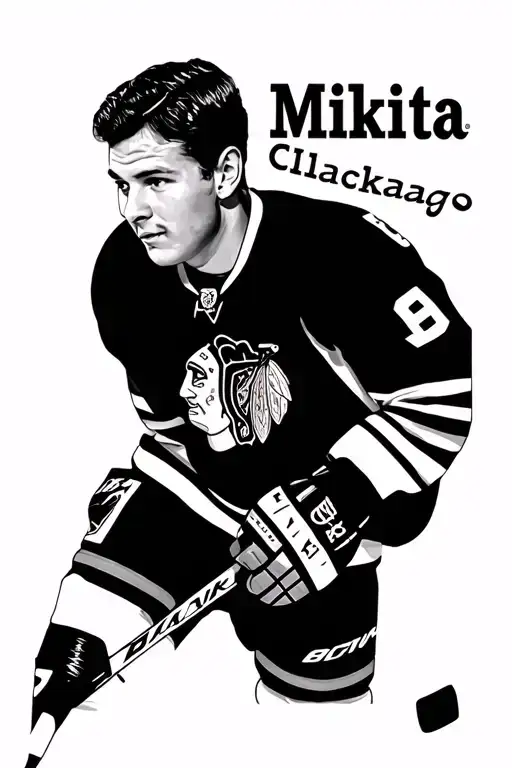 Stan Mikita Chicago Blackhawks'