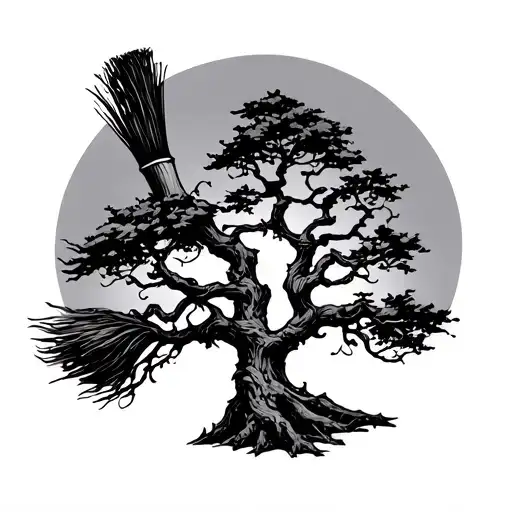 Traditional Broom Tree