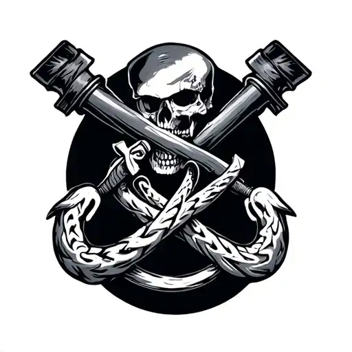 Halligan And New York Hook Crossed