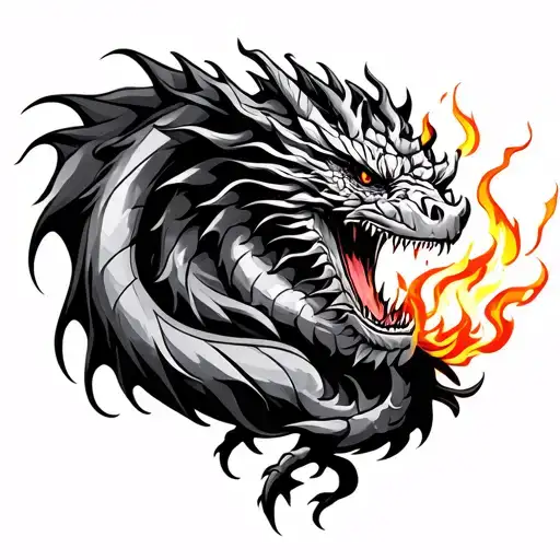Dragon Breathing Fire