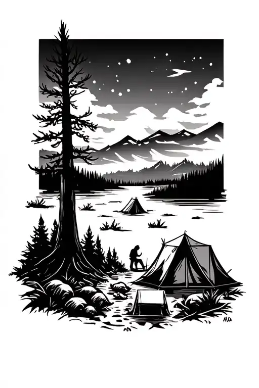 Camping Scene