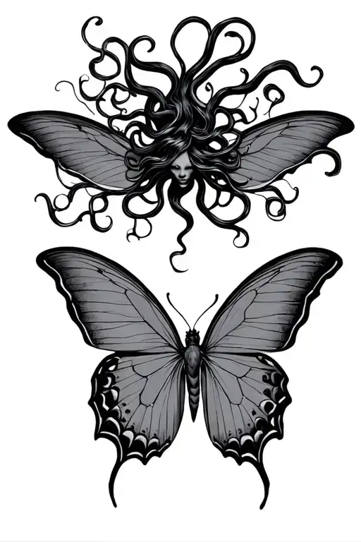 Medusa Semi Colon Butterfly