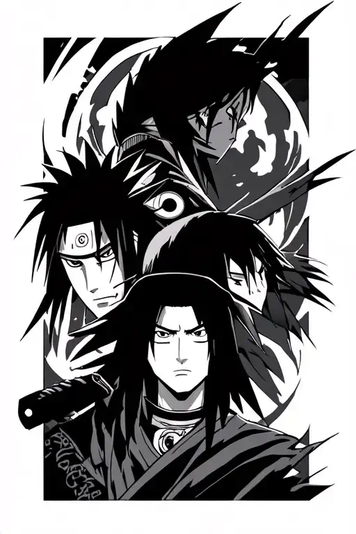 Fusion With Itachi Uchicha And Madara Uchicha And Obito Uchicha