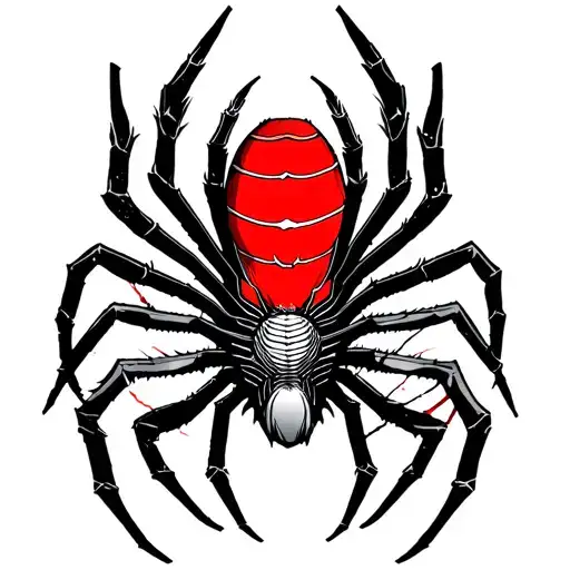 Spider Red Lilys With Japanese Samurai Or Shinsui Kyoraku With Bankai