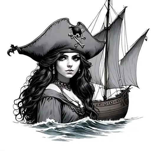 Pirate Girl Dead Man Tell No Tales