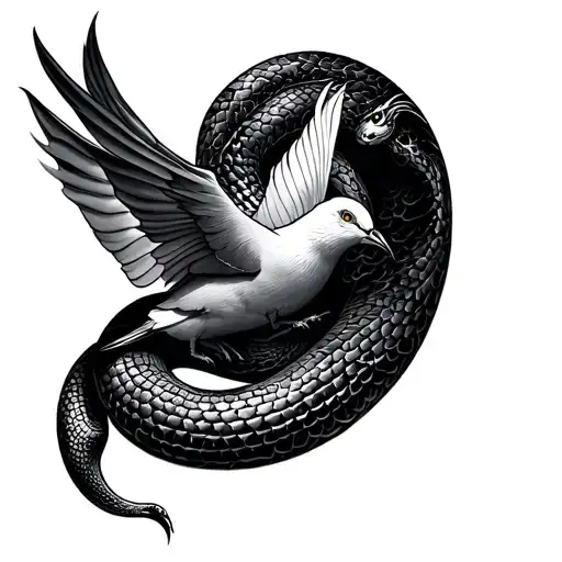 Serpent And A Dove