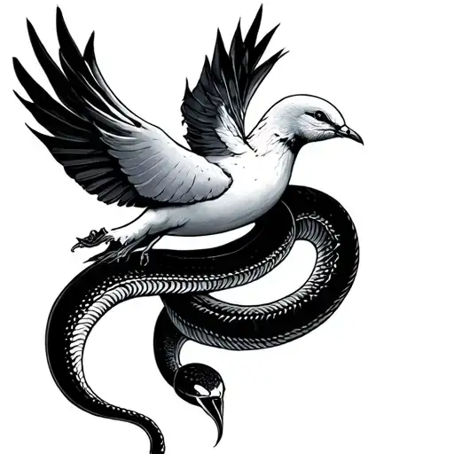 Serpent And A Dove