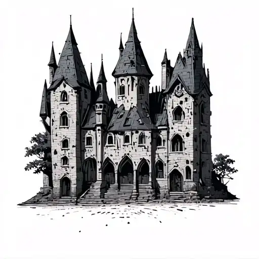 Tartarian Buildings Gothic Style