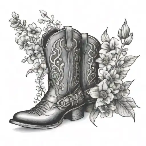 Cowboy Boots And Wild Flowers