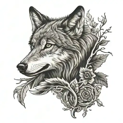 Wolf Nature Cross