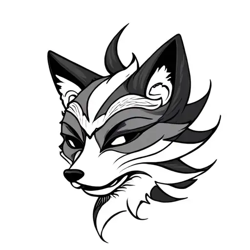 Japan Mask Fox