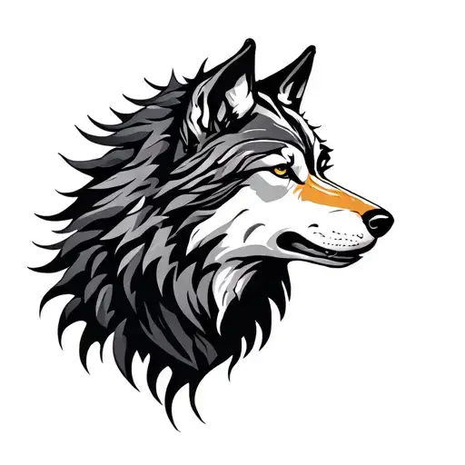 Wolf Saggitarius Zodiac Sign