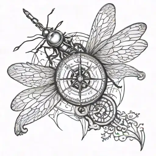 Compass Dragonfly Nautical