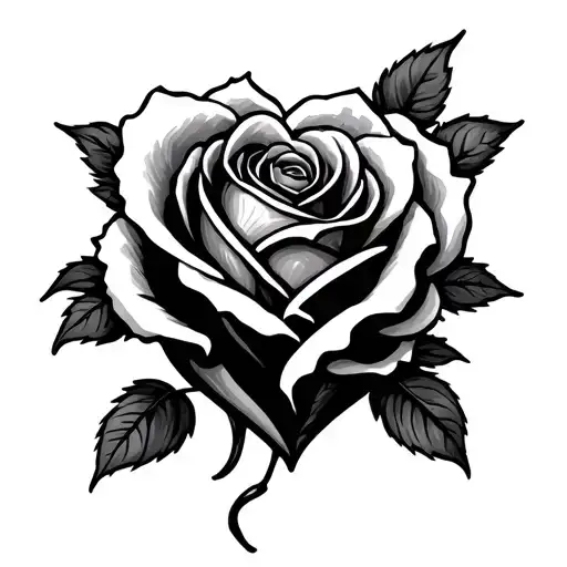 Broken Heart Rose