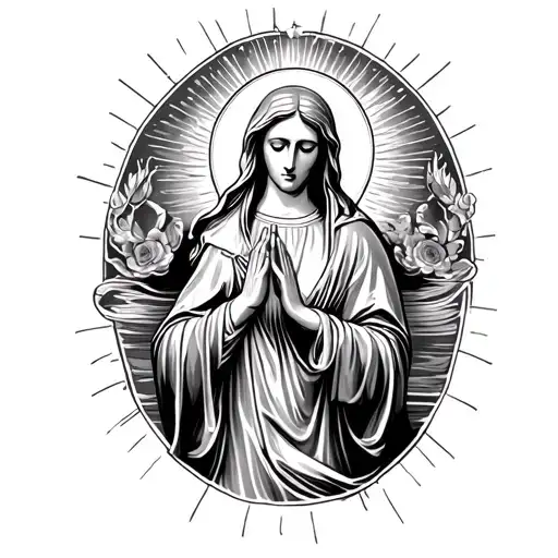 Virgin Mary Praying
