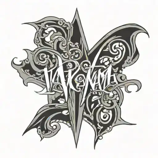 Word Nakama Lettering