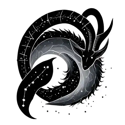 Capricorn Constellation Intertwined
