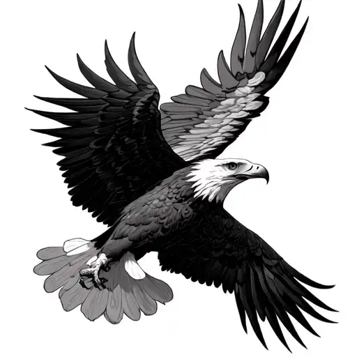 Eagle Wings Spread Wide